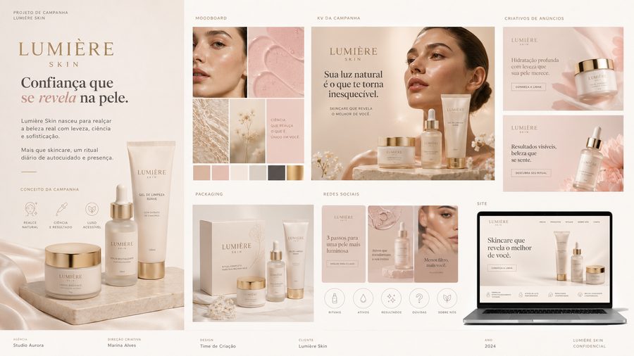 Moodboard criativo e branding da i4t DIGITAL