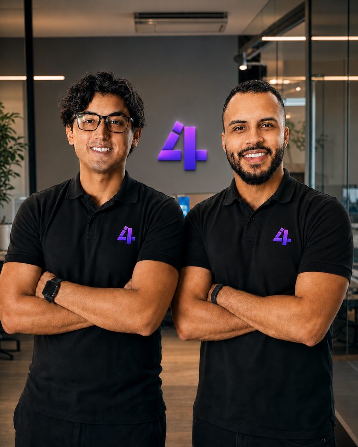 Diogo Antunes e Lucas Carneiro, fundadores da i4t DIGITAL